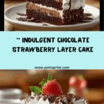 Chocolate Strawberry Layer Cake Recipe