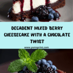 Mixed Berry Cheesecake with Chocolate Crust Recipe