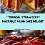 Strawberry Pineapple Pound Cake Recipe