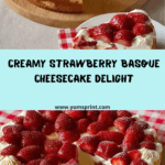 Strawberry Basque Cheesecake Recipe
