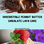 Peanut Butter Chocolate Lava Cake Recipe
