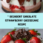Chocolate Strawberry Cheesecake Recipe