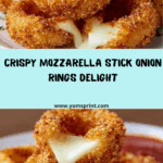 Mozzarella Stick Onion Rings Recipe