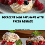Mini Pavlovas with Fresh Berries Recipe