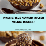 Ferrero Rocher Chocolate Mousse Dessert Bowls Recipe