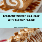 Biscoff Roll Cake Recipe