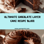 Divine Chocolate Layer Cake Perfection Recipe