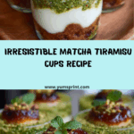 Matcha Tiramisu Cups Recipe