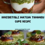 Matcha Tiramisu Cups Recipe