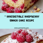 Raspberry Snack Cake Recipe