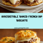 Baked French Dip Biscuits Recipe