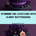 Ube Layer Cake Recipe (Purple Yam Cake) Recipe