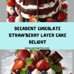 Chocolate Strawberry Layer Cake Recipe