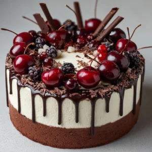 Black Forest Cheesecake Symphony Recipe