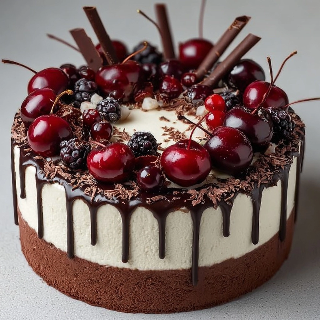Black Forest Cheesecake Symphony Recipe 2 Black Forest Cheesecake Symphony Recipe - Recipe Image