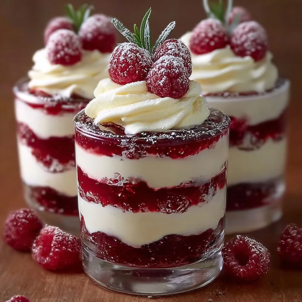 Heavenly Raspberry White Chocolate Mousse Parfait Recipe 3 Heavenly Raspberry White Chocolate Mousse Parfait Recipe - Recipe Image