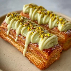 Irresistible Pistachio Cream Eclairs Recipe