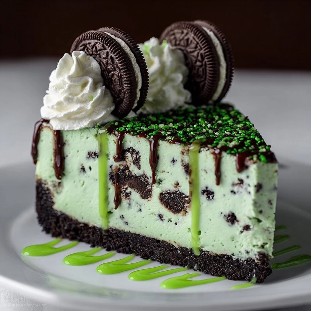 Green Velvet Cheesecake Recipe - Recipe Image