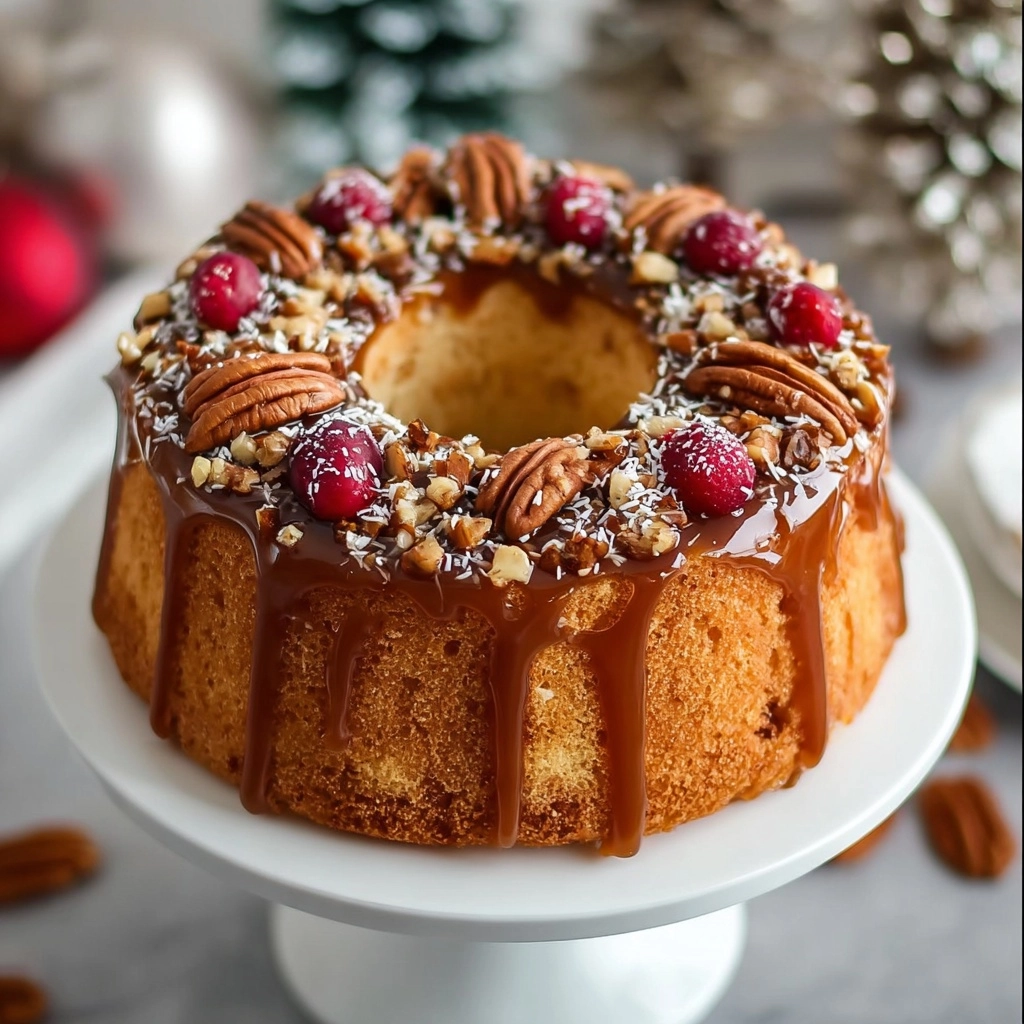 Caramel Pecan Bundt Cake Recipe