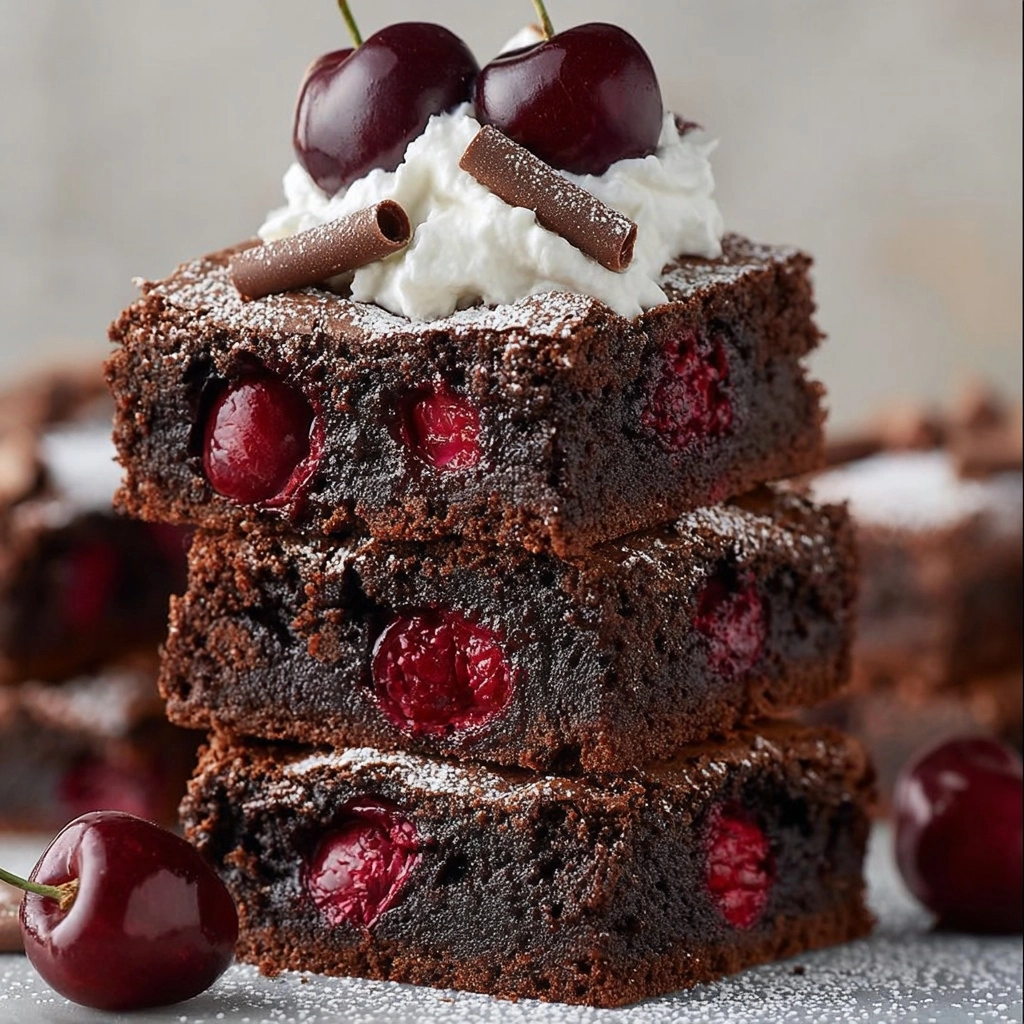 Black Forest Brownies Recipe