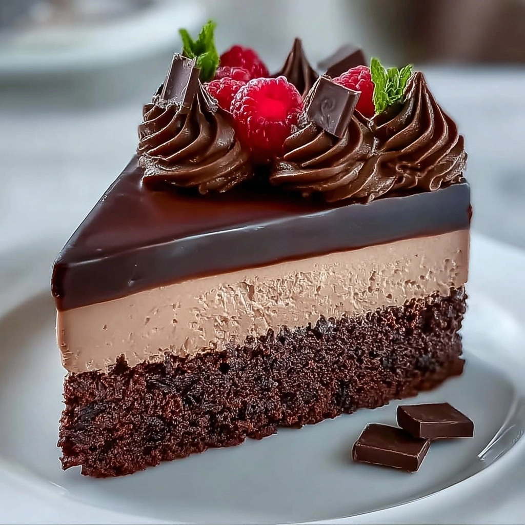 Rich Chocolate Mousse Cake Recipe