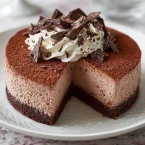 No-Bake Chocolate Mousse Cake Recipe