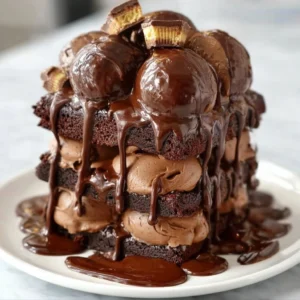 Ultimate Chocolate Brownie Tower Recipe