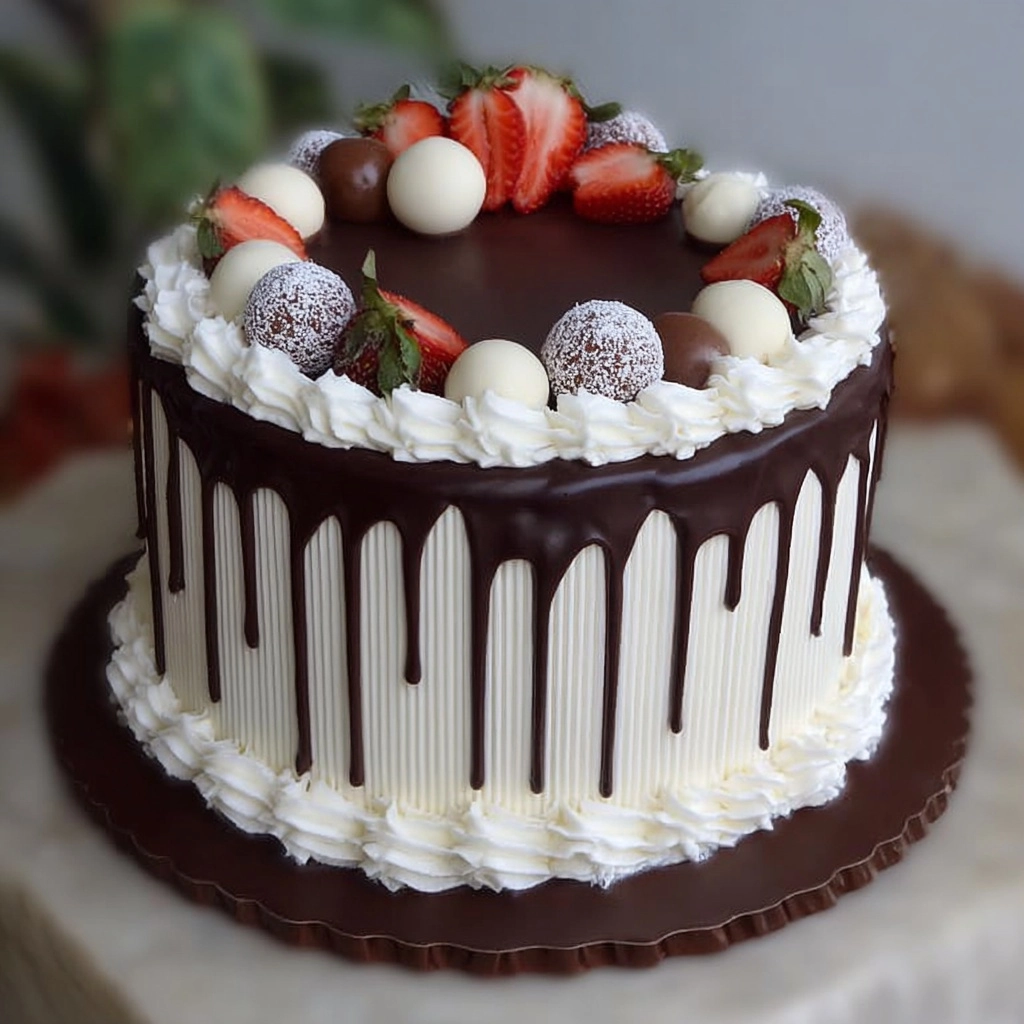 Decadent Chocolate Strawberry Cake Recipe
