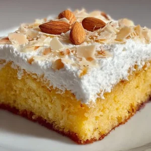 Heavenly Coconut Almond Cake Recipe