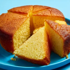 Golden Citrus Sponge Cake Recipe