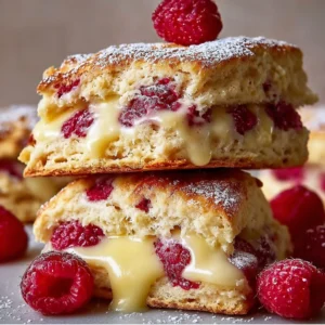 Easy Lemon Raspberry Scones Recipe
