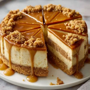 Decadent Caramel Crunch Cake Recipe