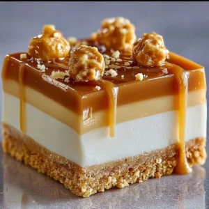 Butterscotch Graham Cracker Cheesecake Bars Recipe