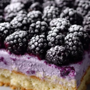 Blackberry Sponge Cake Recipe