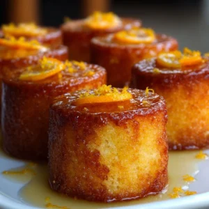 Orange Ginger Honey Cakes Recipe