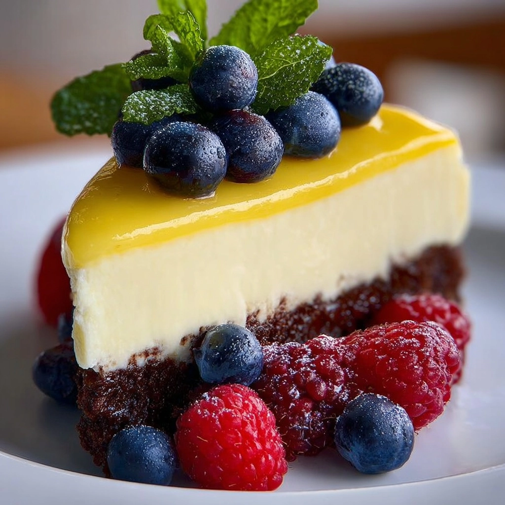 Lemon Berry Cheesecake Square Recipe 1 Lemon Berry Cheesecake Square Recipe