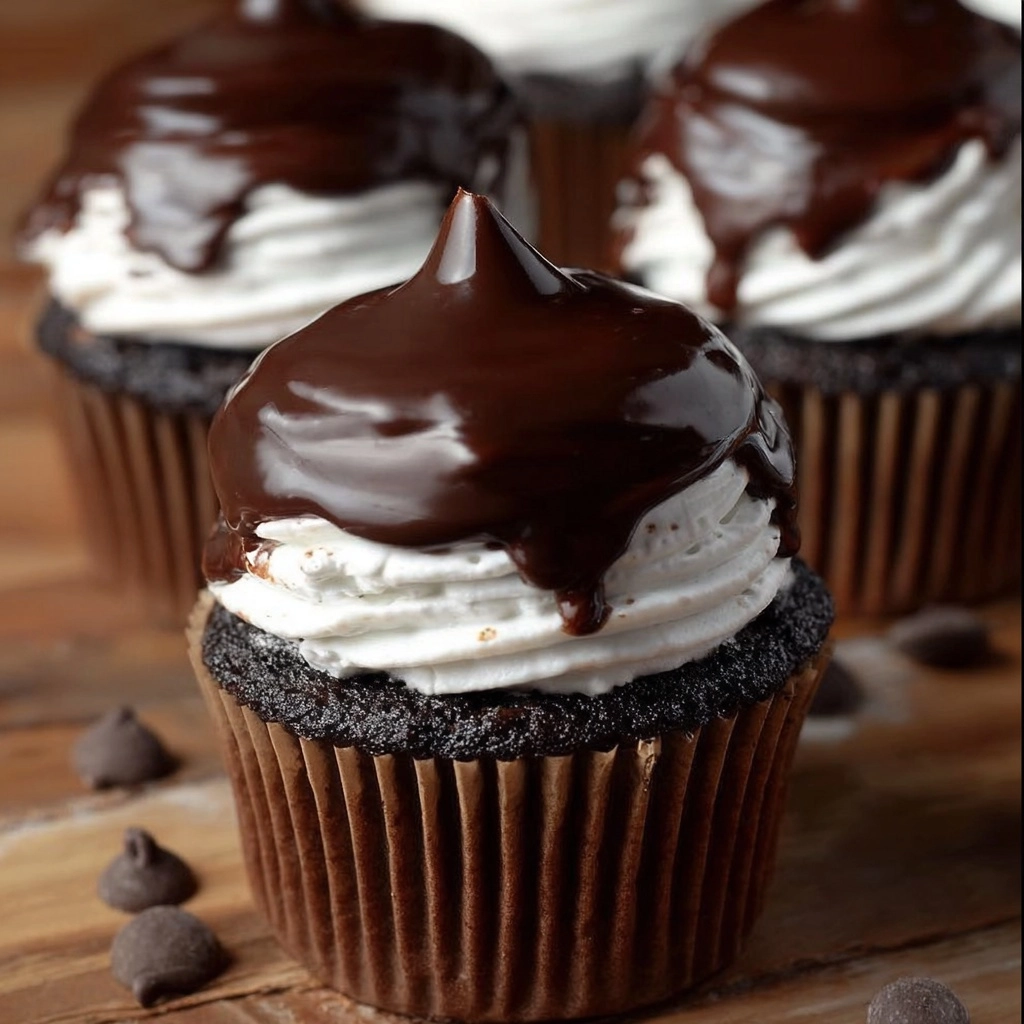 Chocolate Hi-Hat Cupcakes Recipe 3 Chocolate Hi-Hat Cupcakes Recipe - Recipe Image