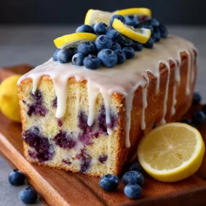Blueberry Lemon Pound Cake Recipe