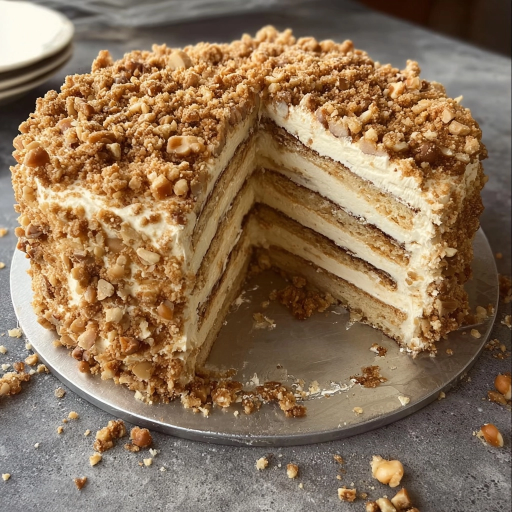 Irresistible Peanut Layer Cake with Creamy Frosting Recipe 1 Irresistible Peanut Layer Cake with Creamy Frosting Recipe