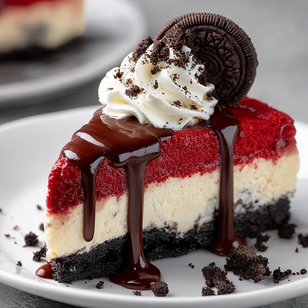 Red Velvet Cheesecake Recipe 2 Red Velvet Cheesecake Recipe - Recipe Image