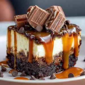 Caramel Brownie Cheesecake Recipe