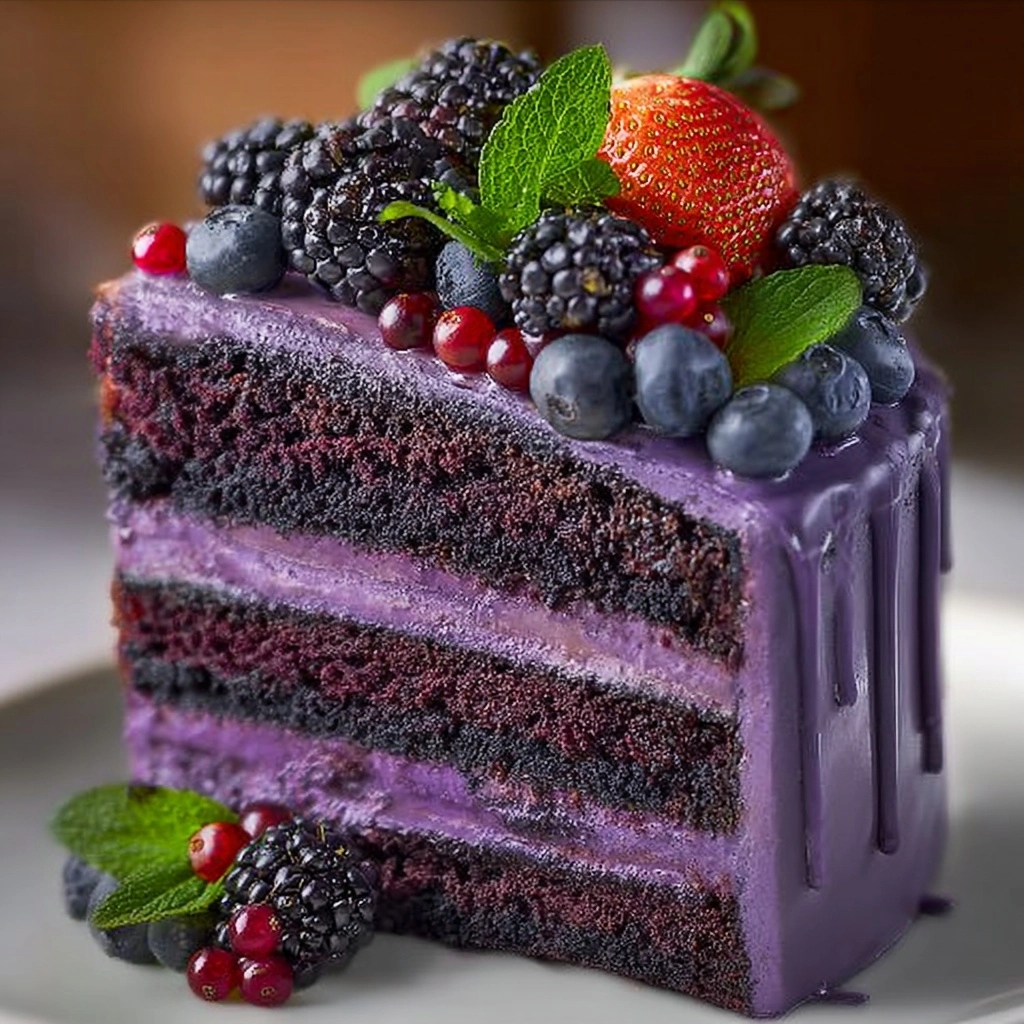 Easy Purple Velvet Cake Recipe 2 Easy Purple Velvet Cake Recipe - Recipe Image