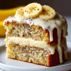 Banana Bread Cake with Cream Cheese Frosting Recipe