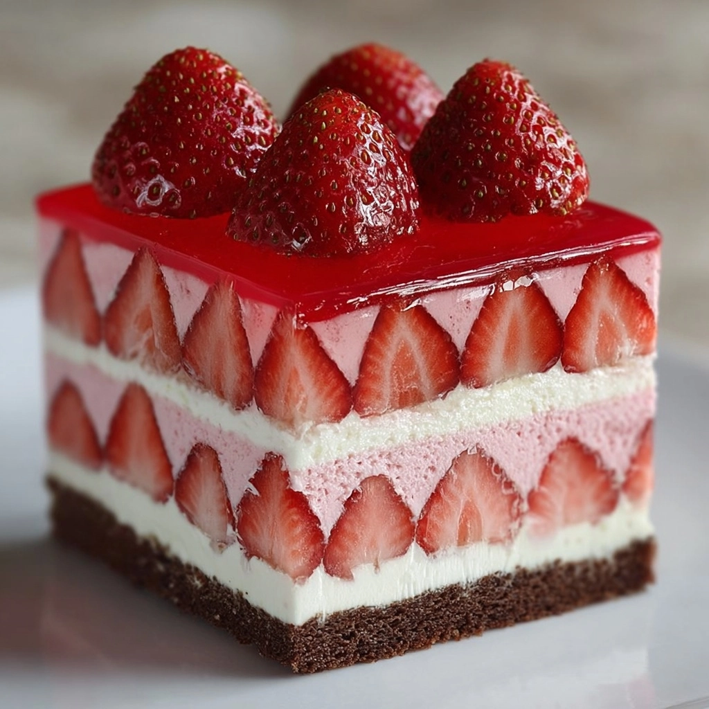 Tropical Strawberry Split Cake Recipe 1 Tropical Strawberry Split Cake Recipe
