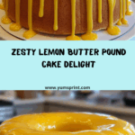 Lemon Butter Cream Cheese Pound Cake Recipe
