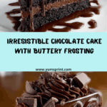 Chocolate Cake with Buttercream Frosting: Recipe