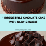 Decadent Chocolate Cake with Ganache Glaze Recipe