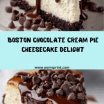 Boston Chocolate Cream Pie Cheesecake Recipe