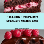 Raspberry Chocolate Mousse Cake Recipe