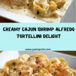 Creamy Cajun Shrimp Alfredo Tortellini Recipe